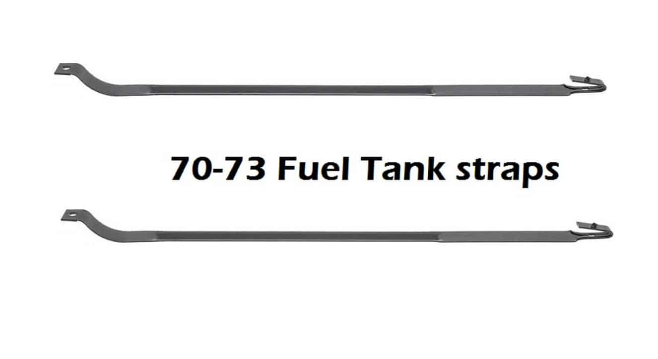 Fuel Tank Strap: 70-73 Firebird & Camaro (pair set)